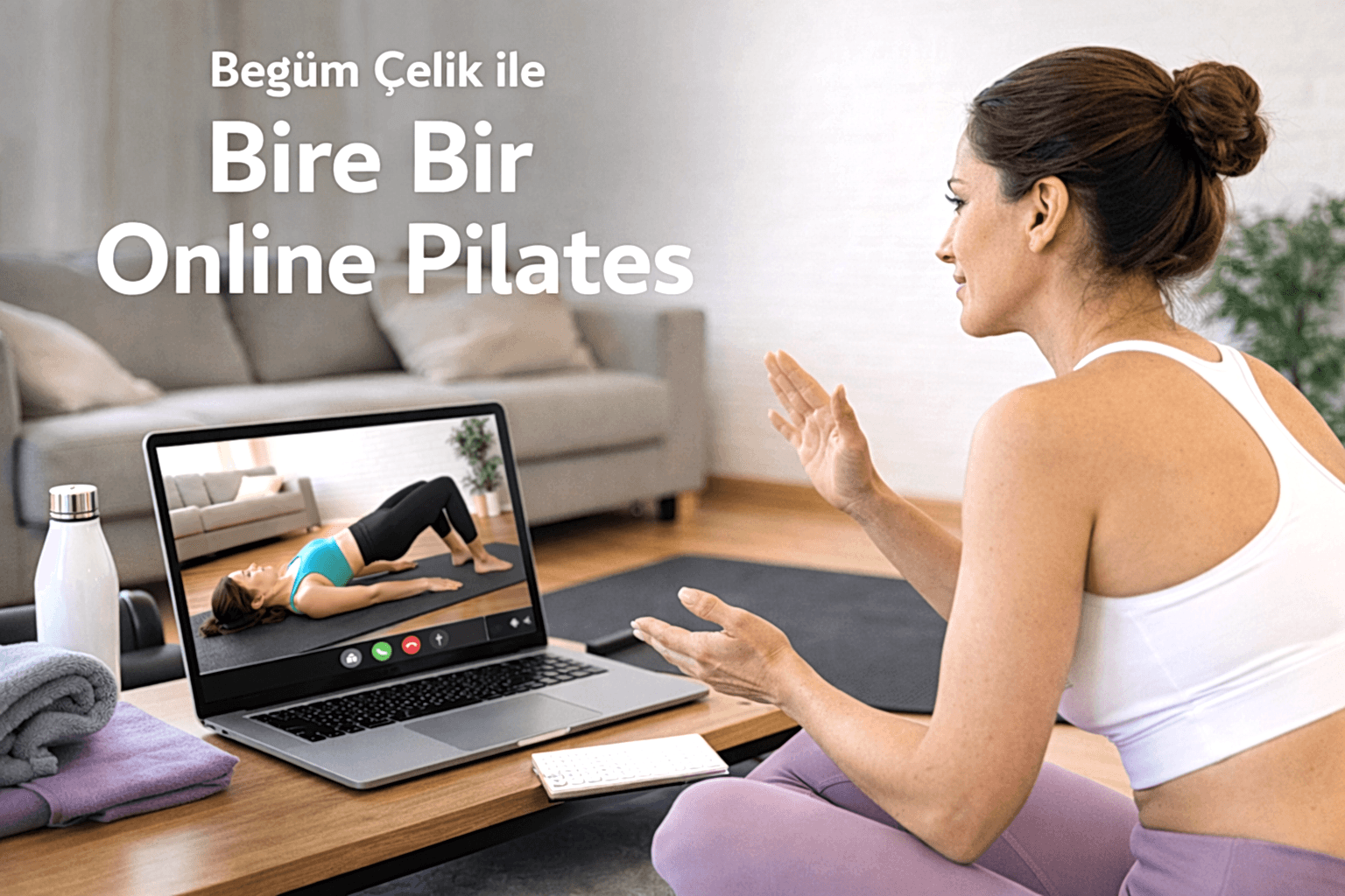 Begüm Çelik ile bire bir online pilates